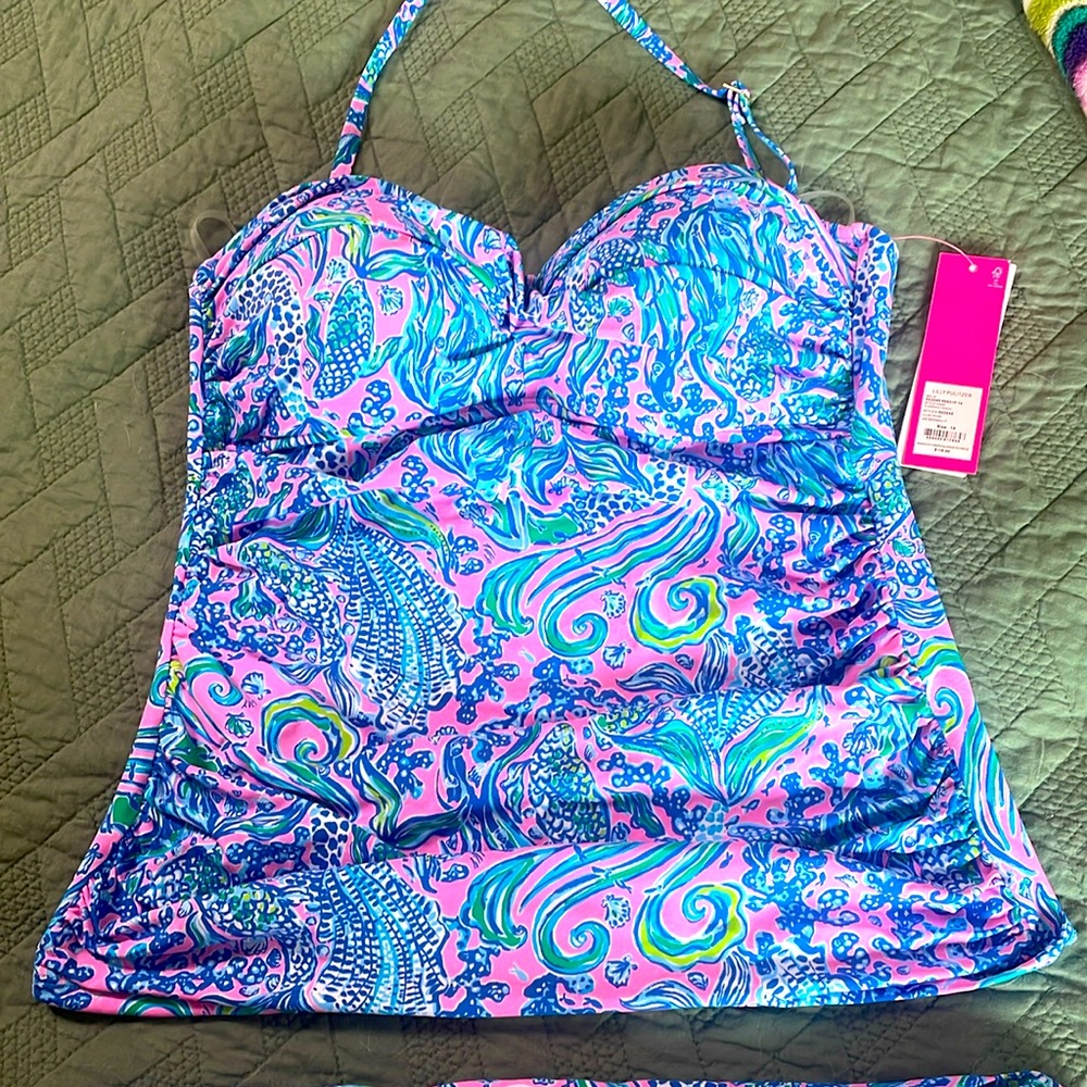 Lilly Pulitzer NWT Flamenco Tankini